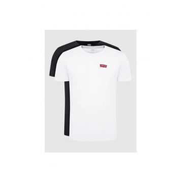Set 2 tricouri barbati -  301342106 - Bumbac - XS INTL - Alb