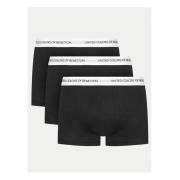 Set 3 boxeri barbati -  304284304 - Bumbac - Negru