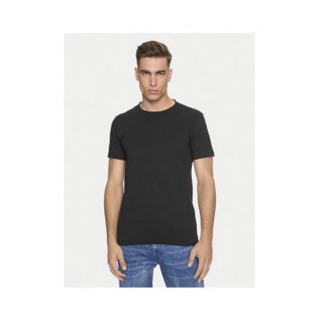 Tricou barbati -  304397134 - Bumbac - Negru - Negru