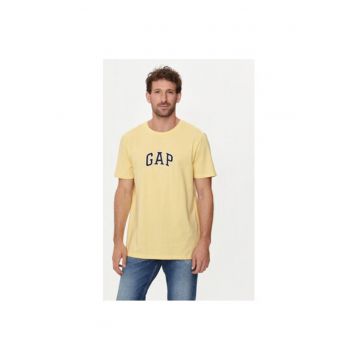 Tricou barbati -  304508837 - Bumbac - Galben