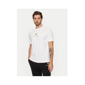 Tricou barbati -  304612527 - Bumbac - Alb - Alb
