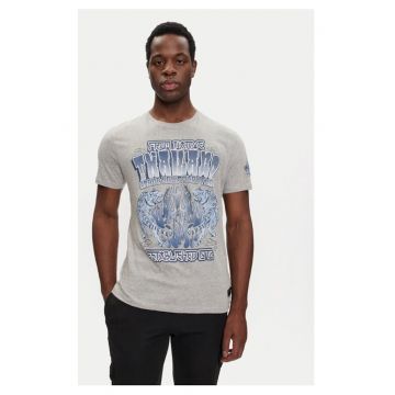 Tricou barbati - 528316 - Gri - Bumbac Tricou barbati - 528316 - Gri - Bumbac