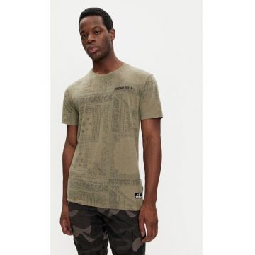 Tricou barbati - 528347 - Kaki - Bumbac Tricou barbati - 528347 - Kaki - Bumbac