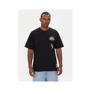 Tricou barbati  ADYKT03256 - Bumbac - Negru - Negru