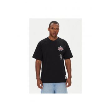 Tricou barbati  ADYKT03256 - Bumbac - Negru