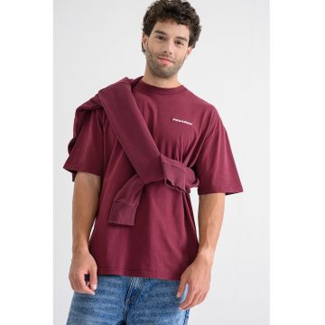 Tricou lejer din bumbac cu logo