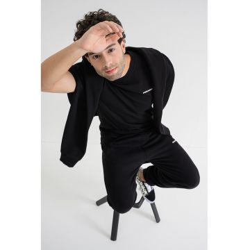 Tricou regular-fit cu logo discret