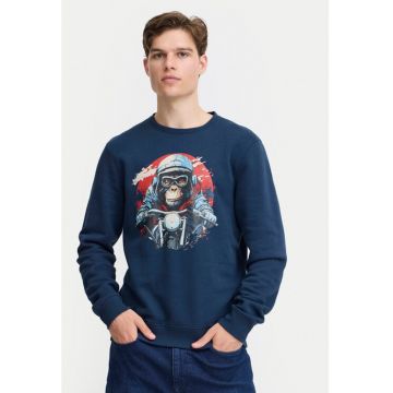 Bluza barbati -  304401015 - Bumbac/Poliester - Albastru