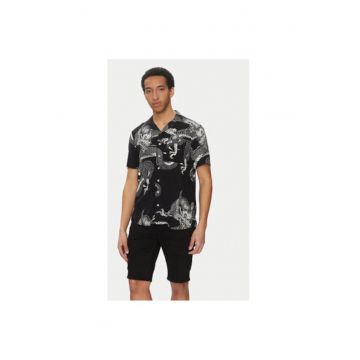 Camasa barbati  20718753 - Viscoza - Negru
