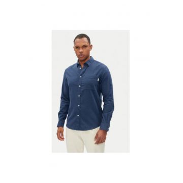 Camasa barbati  PM308804 - Bumbac - Albastru