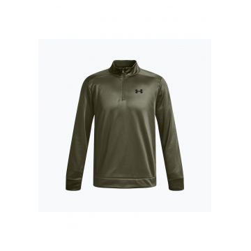 Hanorac de antrenament pentru barbati  Armour Fleece 1/4 Zip verde 1373358