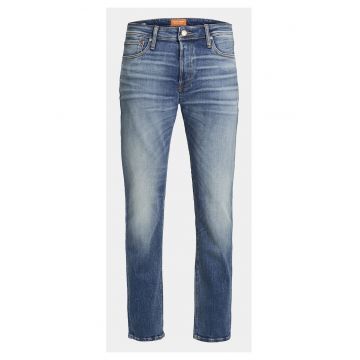 Pantaloni barbati  12168290 JJIMIKE - Bumbac - W32-L30 US - Albastru