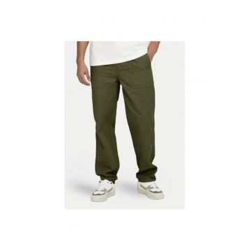 Pantaloni barbati -  304493416 - Bumbac - Verde
