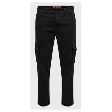Pantaloni barbati  Sons - 22025431 - Bumbac/Bumbac - Negru