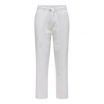 Pantaloni barbati  Sons - 22028267 - Bumbac/In - Alb