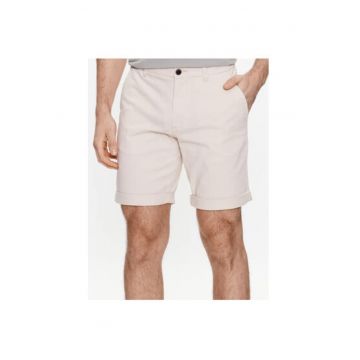 Pantaloni scurti barbati  12182549 - Bumbac - Gri