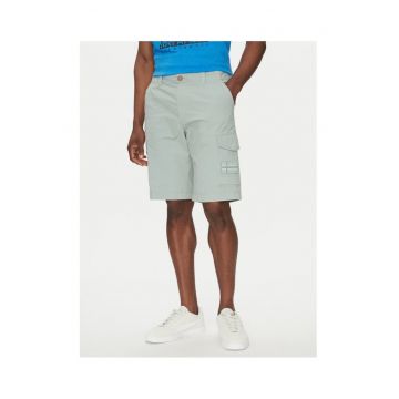 Pantaloni scurti barbati  NP0A4HOSG1X1 - Bumbac - Verde - Verde