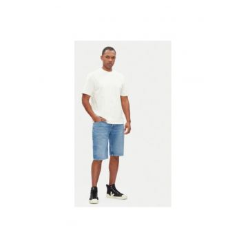 Pantaloni scurti din denim barbati  PM801079ND1 - Bumbac - Albastru