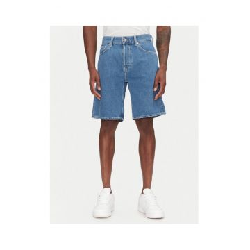Pantaloni scurti din denim barbati  PM801176ND3 - Bumbac - Albastru - Albastru