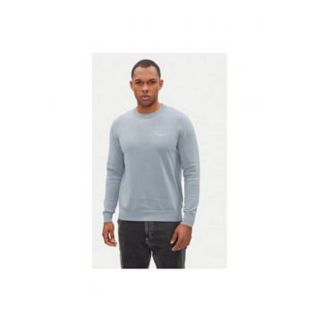 Pulover barbati  PM702512 - Bumbac - Albastru deschis