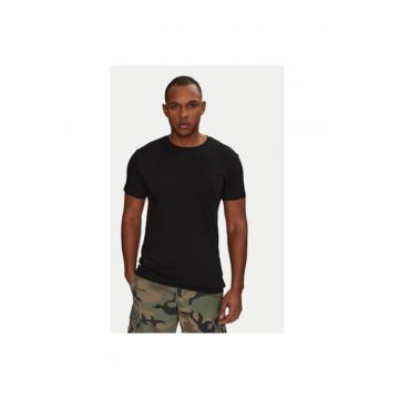 Set 3 tricouri barbati  701127-00 - Bumbac - Negru