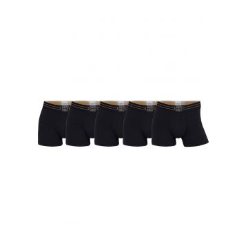 Set de boxeri cu banda logo in talie - 5 per