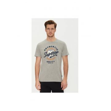 Tricou barbati  20717758 - Bumbac - Gri