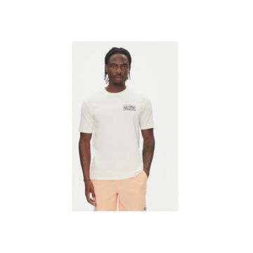 Tricou barbati  24A501539-OFW - Bumbac - Alb