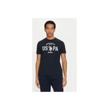 Tricou barbati -  304798115 - Bumbac organic - Albastru