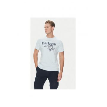 Tricou barbati  MTS1396BU61 - Bumbac - Albastru deschis