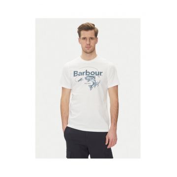 Tricou barbati  MTS1396WH11 - Bumbac - Alb - Alb