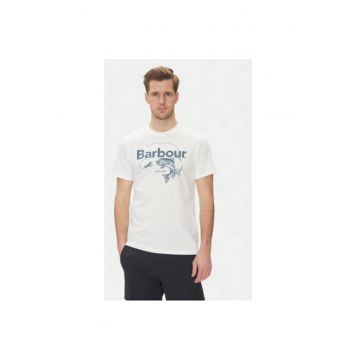 Tricou barbati  MTS1396WH11 - Bumbac - Alb