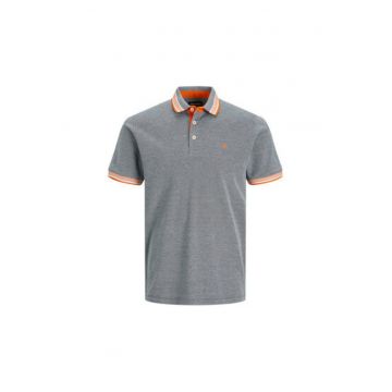 Tricou polo barbati  12136668 - Bumbac organic - XS INTL - Gri