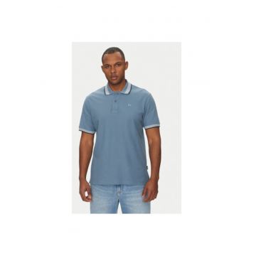 Tricou polo barbati  20717916 - Bumbac - Albastru