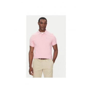 Tricou polo barbati  MML0358PI51 - Bumbac - Roz