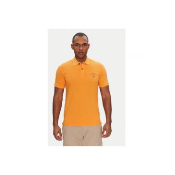 Tricou polo barbati  NP0A4GDLA701 - Bumbac - Portocaliu