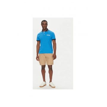 Tricou polo barbati  NP0A4ID4B2W1 - Bumbac - Albastru