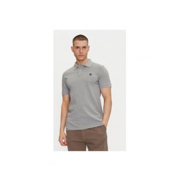 Tricou polo barbati  TB0A6VDP0521 - Bumbac organic - Gri