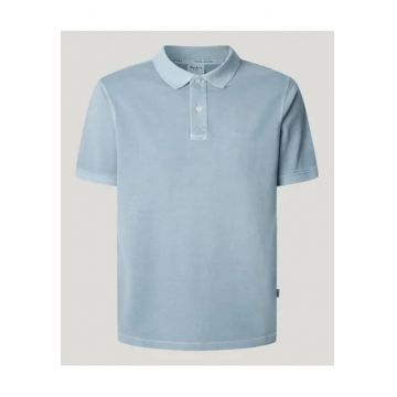 Tricou polo  bumbac 100% - albastru ceresc - stil regular