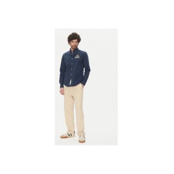 Camasa barbati  PP483 - Bumbac - 3XL INTL - Bleumarin