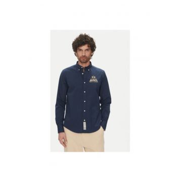 Camasa barbati  PP483 - Bumbac - Bleumarin