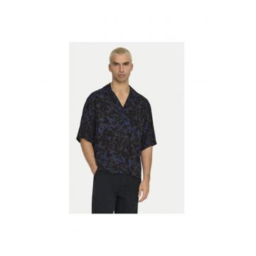 Camasa barbati  Sons - 22032732 - Viscoza - Bleumarin
