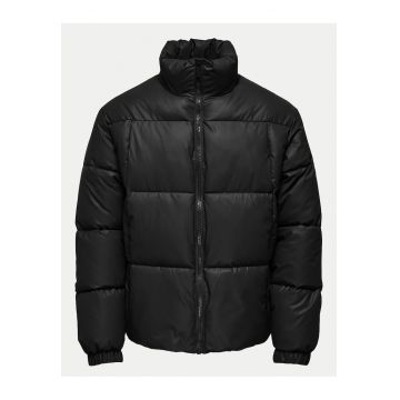 Geaca de iarna barbati  Sons - 22030461 - Piele sintetica - 2XL INTL - Negru