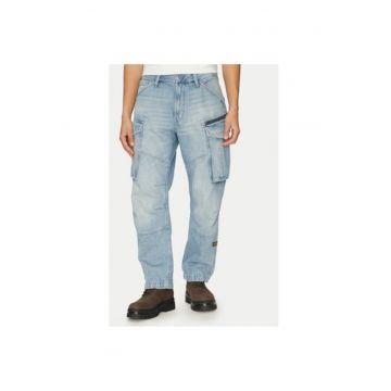 Pantaloni barbati  D26149-D788 - Bumbac - Albastru