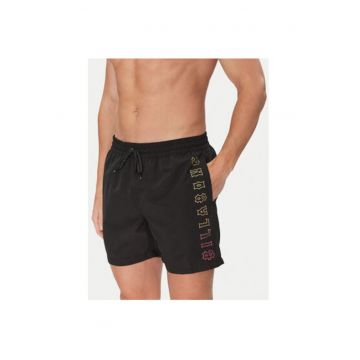 Pantaloni scurti de baie barbati  EBYJV00122 - Poliester reciclat - 2XL INTL - Negru