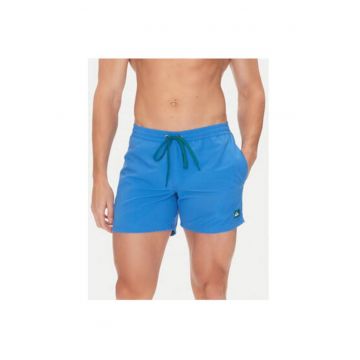 Pantaloni scurti de baie barbati  EQYJV04120 - Poliester - Albastru