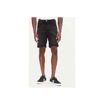 Pantaloni scurti din denim barbati  112363930 - Bumbac - 31 US - Negru