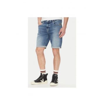 Pantaloni scurti din denim barbati  D10481-D634 - Bumbac - 35 US - Albastru