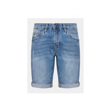 Pantaloni scurti din denim barbati  Kaden 70-100 - Bumbac/Lyocell - Albastru
