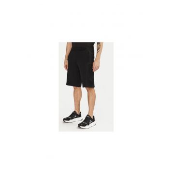 Pantaloni scurti sport barbati Ea7 Emporio Armani - 7M000153 AF10432 - Bumbac - 2XL INTL - Negru